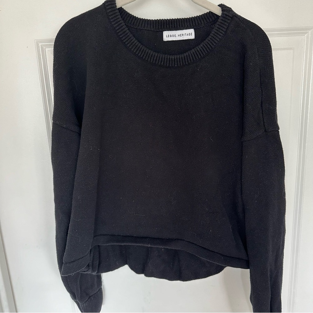 🍂 Legoe Heritage Maternity Crop Sweater